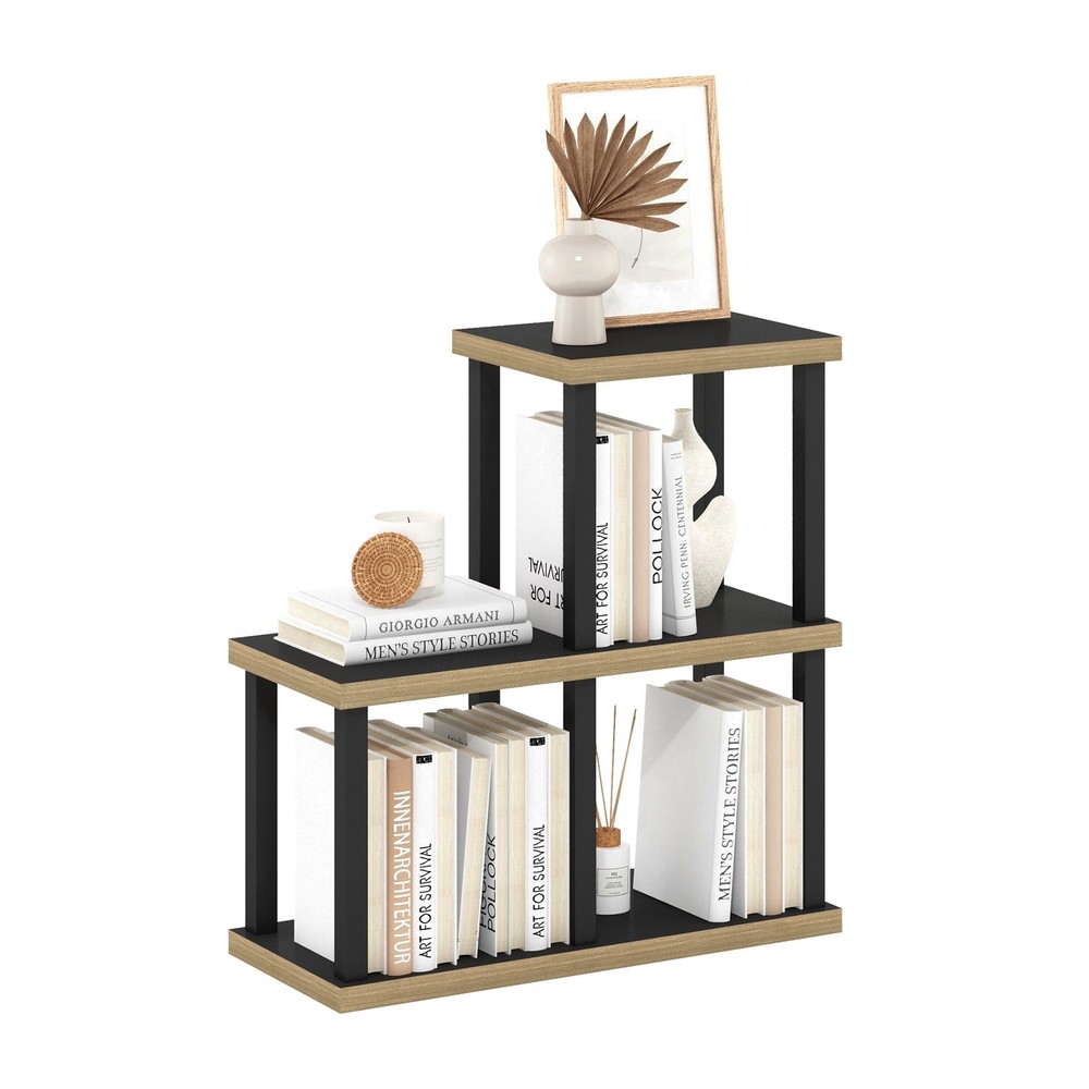 Tools 3-Cube Decorative Display Shelf in Americano/Black