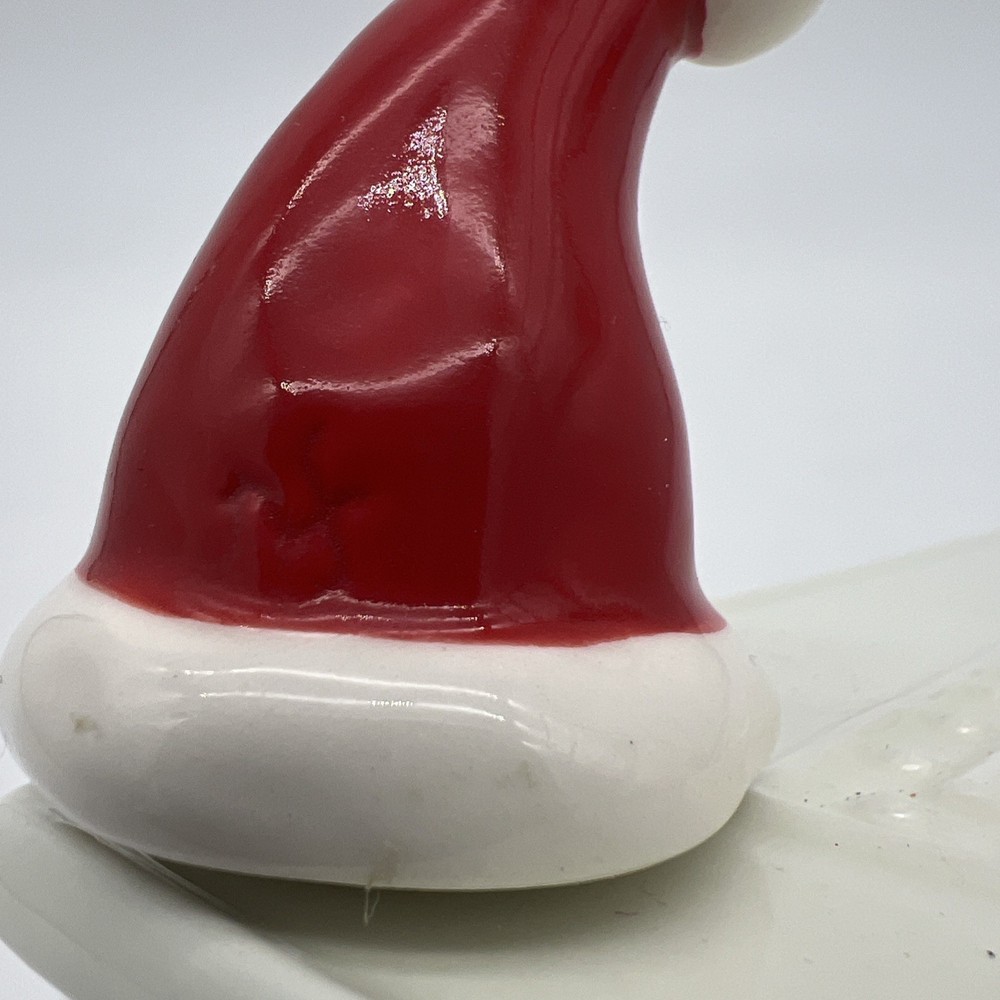 Nora Fleming RETIRED Santa Hat Mini with NF Initials