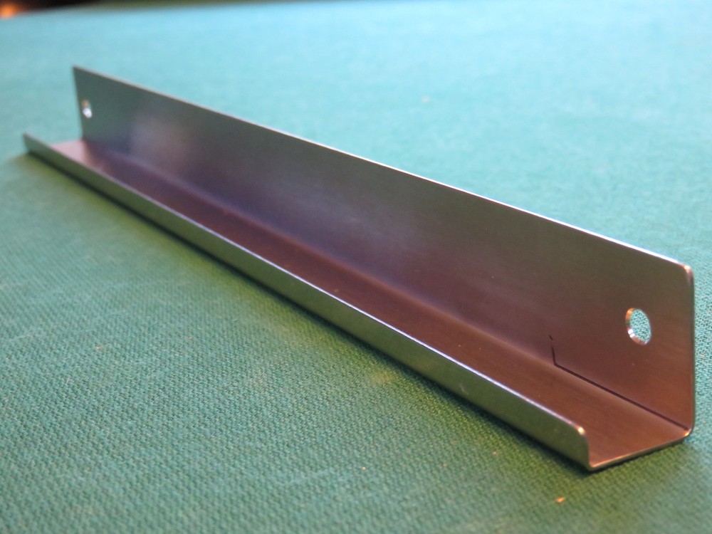 STAINLESS STEEL RECORD VINYL WALL MOUNT DISPLAY SHELF CUSTOM MADE