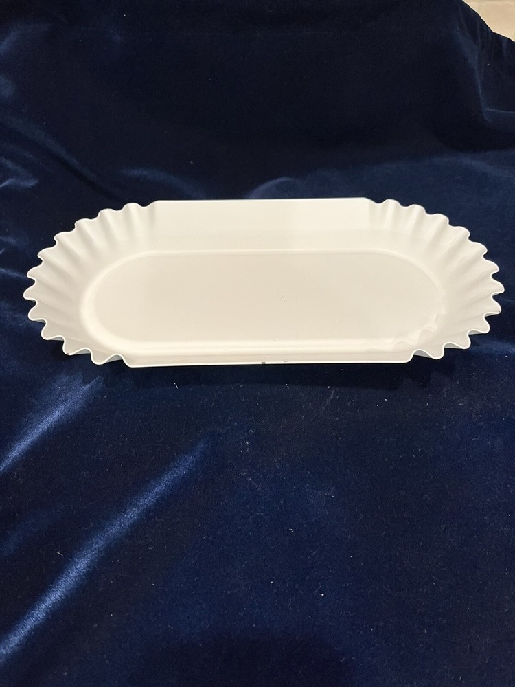 Good Thing Frank Tray Designed By Christopher Specce Trinket Catch All - White