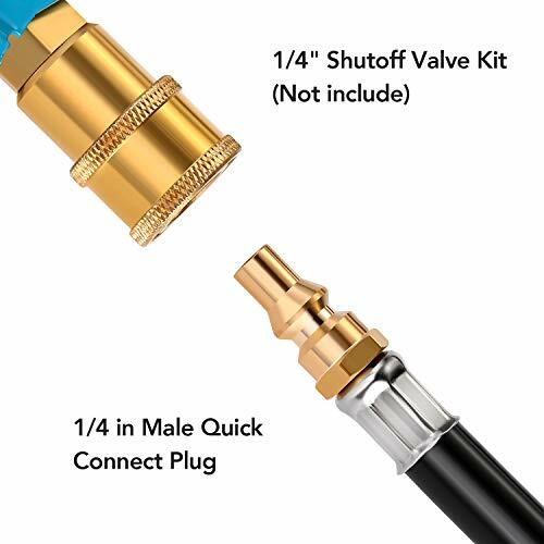 12 ft Propane Quick Connect Hose for RV to Gas Grill, 1/4" Quick Connect Hose