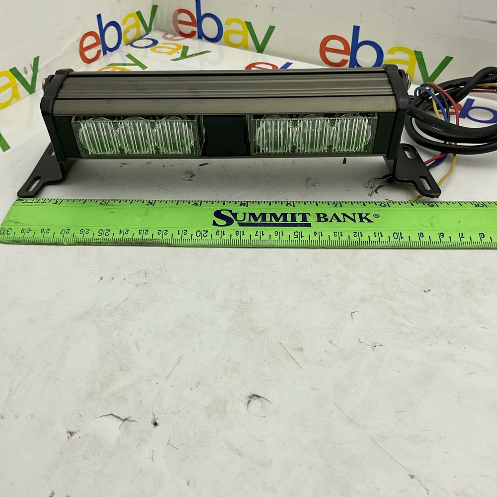 CODE 3 XT302 TWO LIGHTHEAD UNIT 12/24V AMBER/AMBER LEDS - XT302AA Tested 👍👍