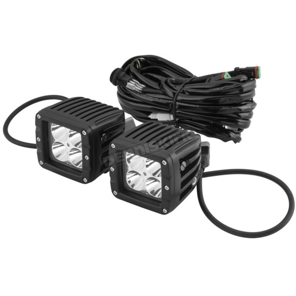 Quadboss Black LED Pod Light Kit 13001T