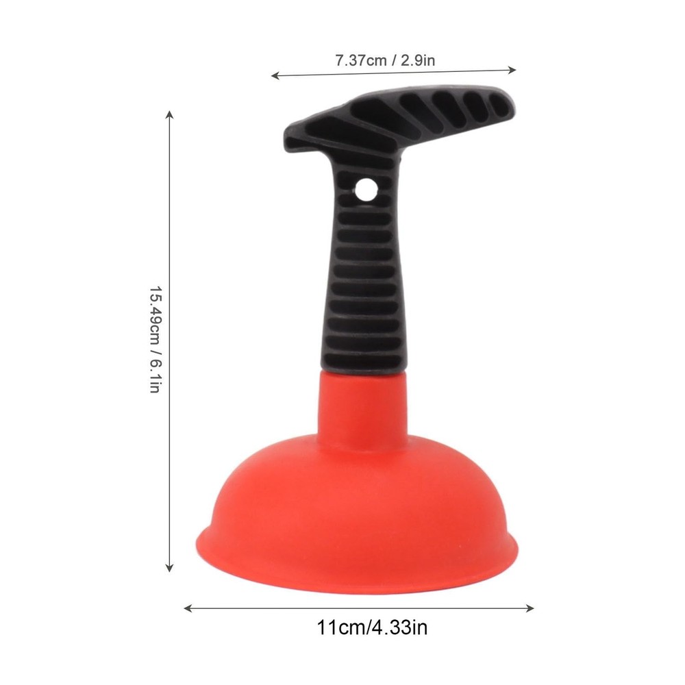 Sink Plunger Mini Plunger with Short Handle Efficient Small Drain Plunger Pow...