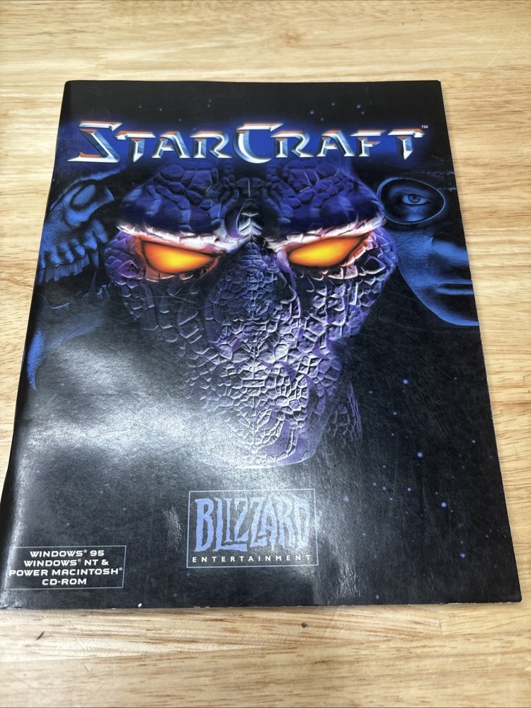 StarCraft - Instruction Manual ONLY, Blizzard Entertainment,  PC 1998