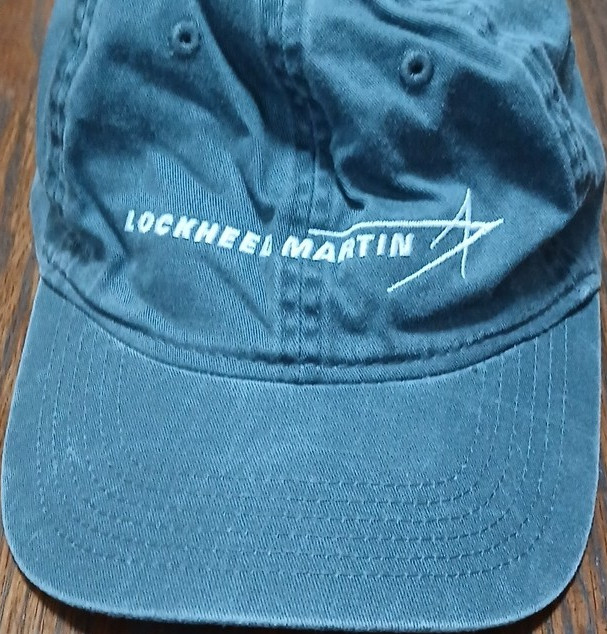 Lockheed Martin Embroidered Blue Baseball Cap Hat