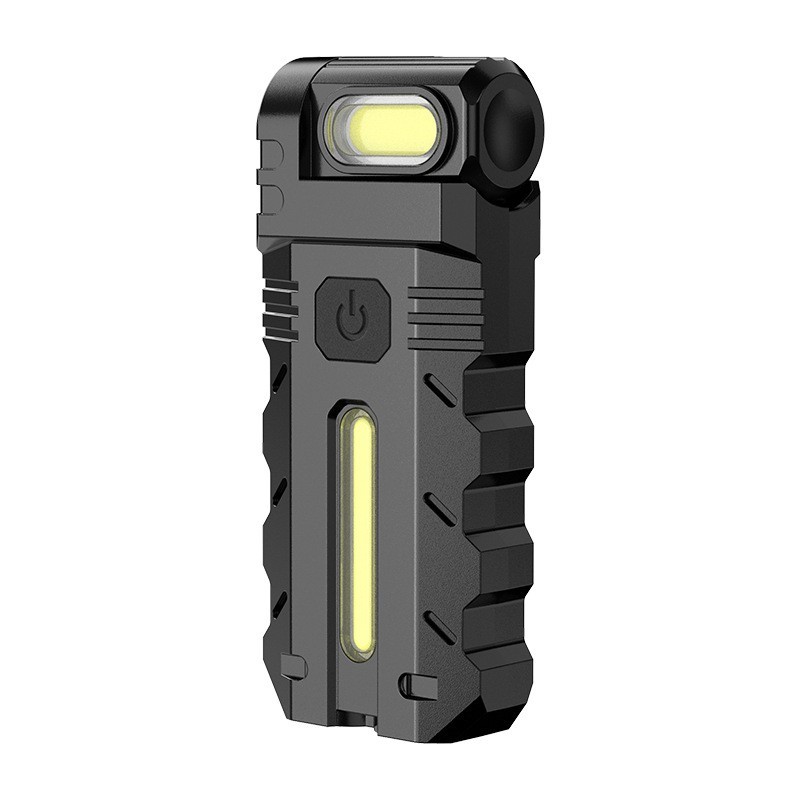 USB-C Rechargeable LED Work Light 180° Rotating Head Magnetic EDC Flashlight