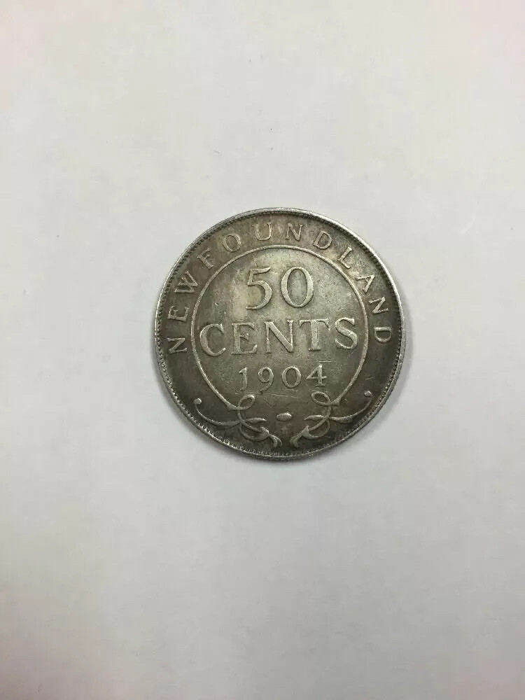1904 H Newfoundland 50 Cents Canada