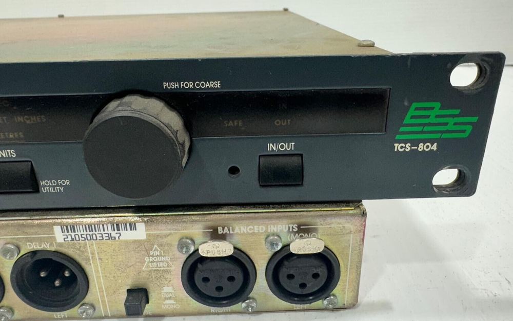 BSS TCS-804 DUAL TIME CORRECTOR DIGITAL DELAY (One)(TRUEHEARTSOUND)