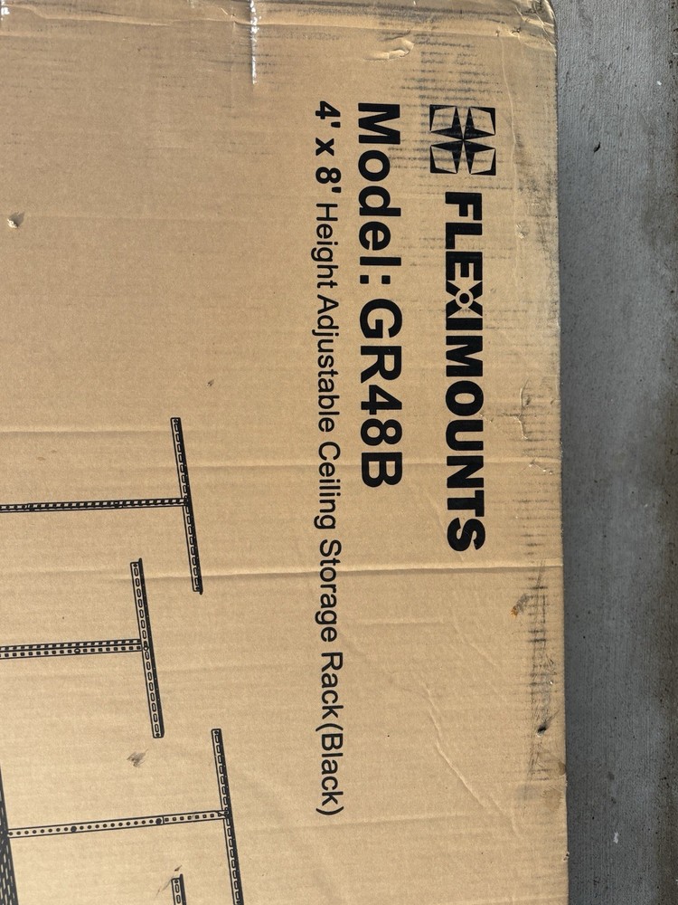 FLEXIMOUNTS 4'x8' Heavy Duty Adjustable Ceiling Storage