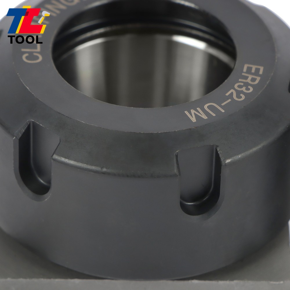 Collet Block Spring ER32 Hex & Square Chuck Holder Set For CNC Milling Machine