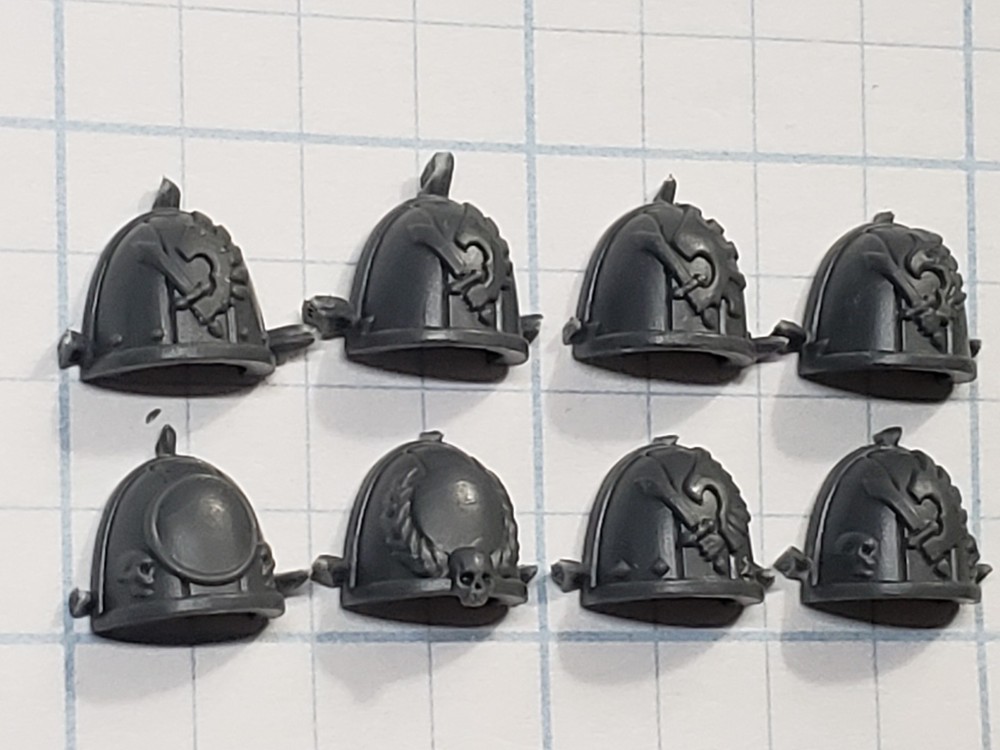 Warhammer 40k Dark Angels Bits Ravenwing Command Squad Veteran Shoulder Pads #71