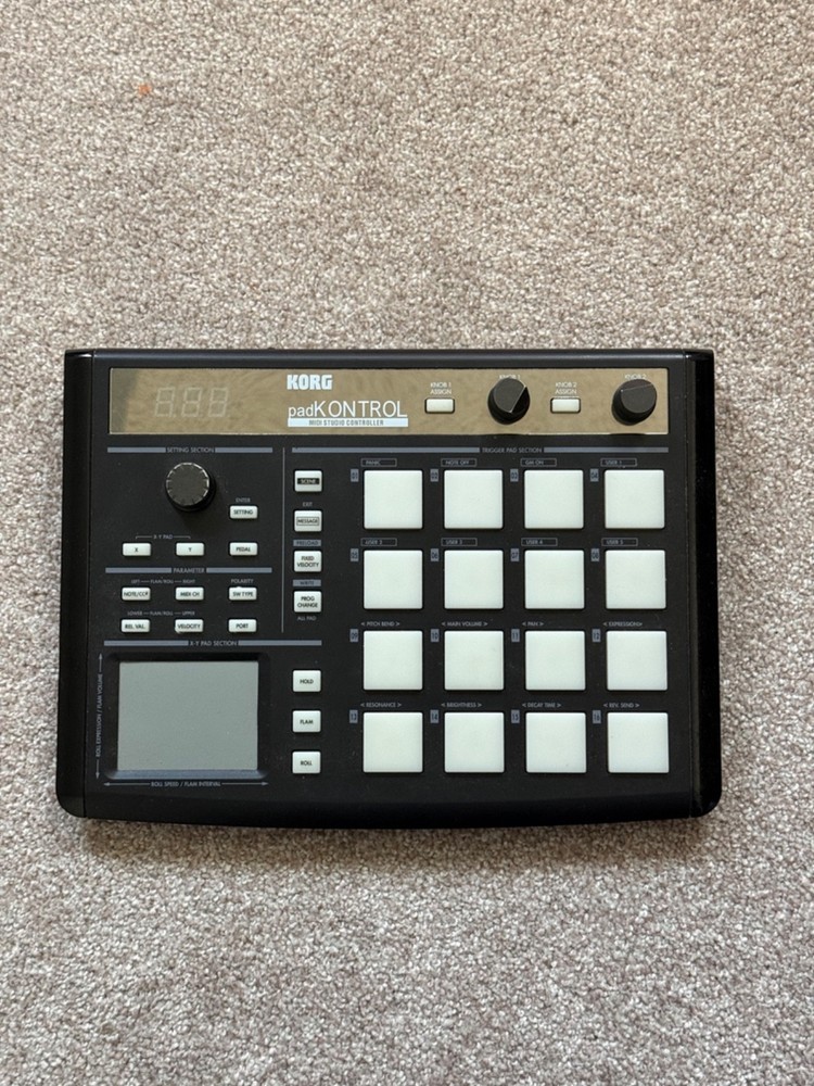 KORG padKONTROL MIDI Studio Controller KPC-1 W/ USB CABLE / No box