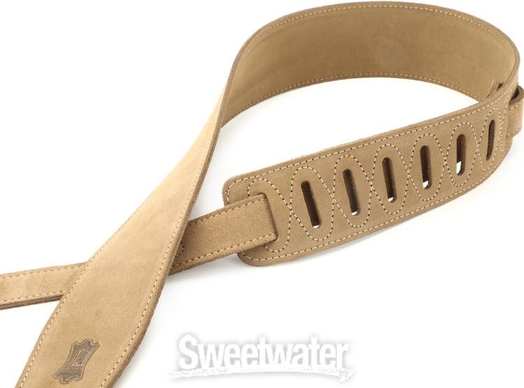 Levy's MS26 Suede Guitar Strap - Sand