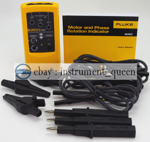 Fluke 9062 Motor and Phase Rotation Indicator Tester