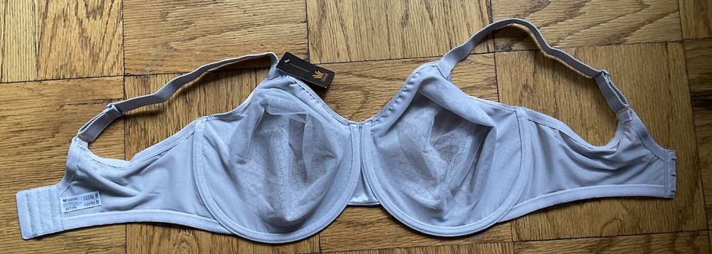 38H - WACOAL Visual Effects Minimizer Bra, Raindrop, New