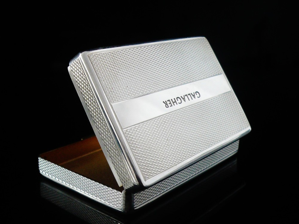 Gallagher Sterling Silver Multi Purpose Box, Peter John Doherty 2007 (cased)