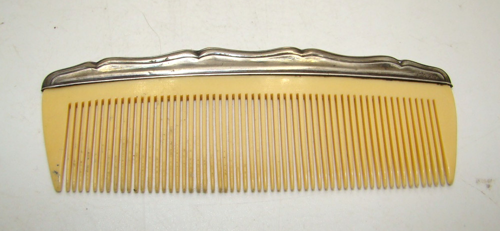 Vintage German 800 Silver Comb