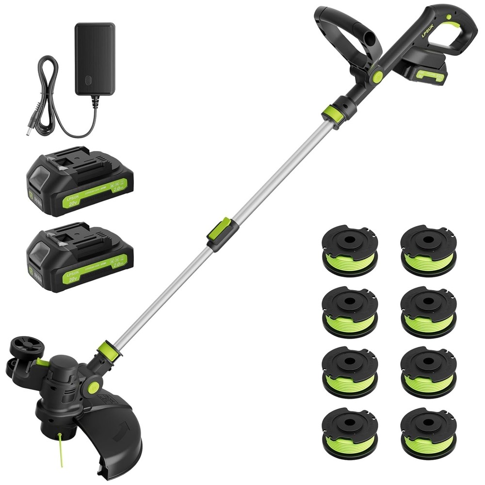 Fast Charging 20V Weed Eater with 2 Batteries