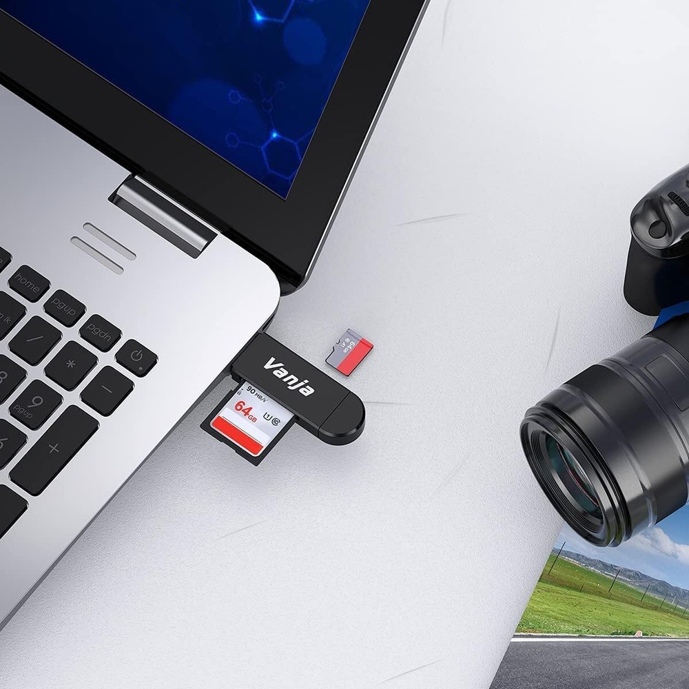 Lector De Tarjetas SD SDHC SDXC MicroSD MicroSDXC Adaptador Para USB Type C