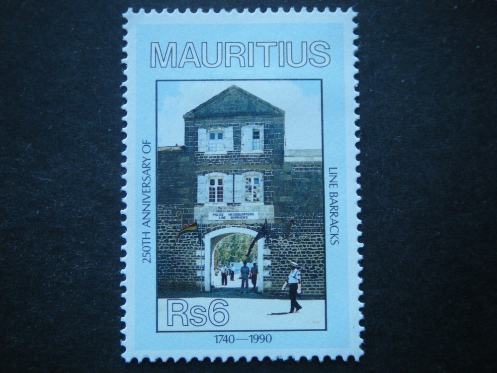 Mauritius 1990 Aniversaries 6r multicoloured SG843 MM