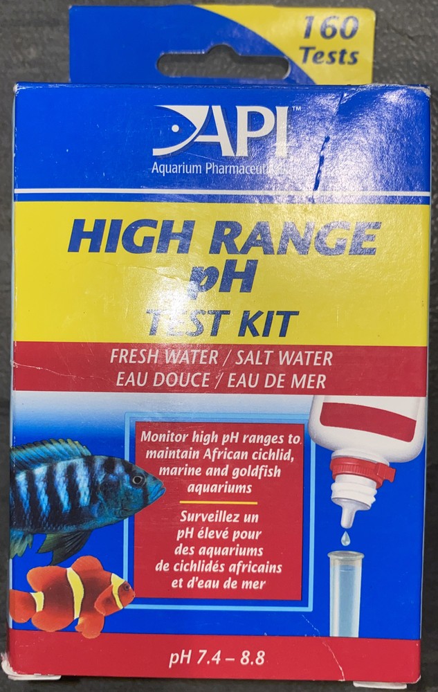 Api High Range Ph Test Kit For Fresh & Saltwater