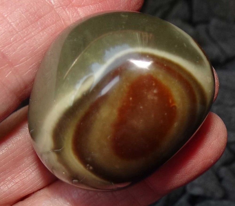 Polychrome Jasper - 3 Polished Pebbles - Madagascar sc749g