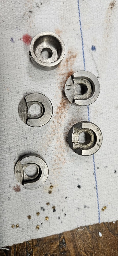 Asst Shell Holders #1,2,11,21. + Extender.