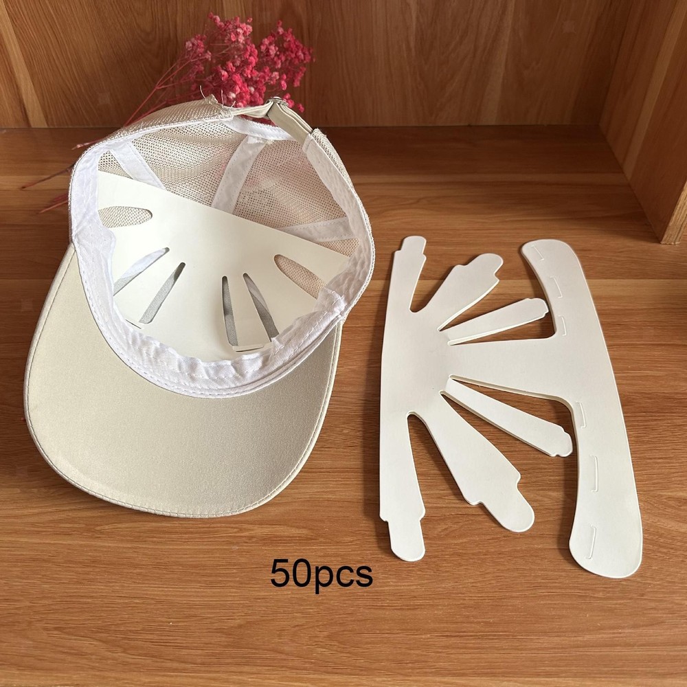 50 Pieces Baseball Cap Inserts Cardboard Convenient Universal Paper Hat Shapers