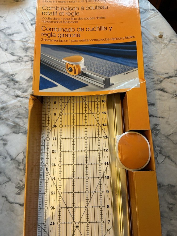 Fiskars Rotary Cutter & Ruler Combo 6" x 24" NEW!