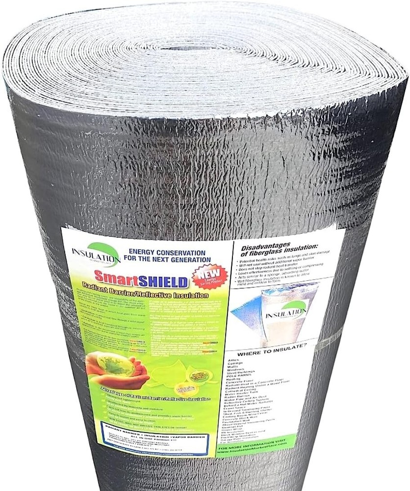 SmartSHIELD PRO 1.5mm Reflective Insulation Roll - 48" x 100ft, Foam Core