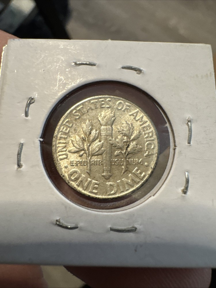 1955 Beautiful Toned Rosevelt Dime 90% Silver
