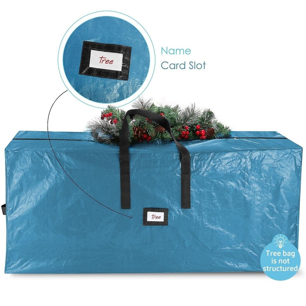 StorageBud Christmas Tree Storage Bag – Waterproof 7.5 ft., Pe Plastic