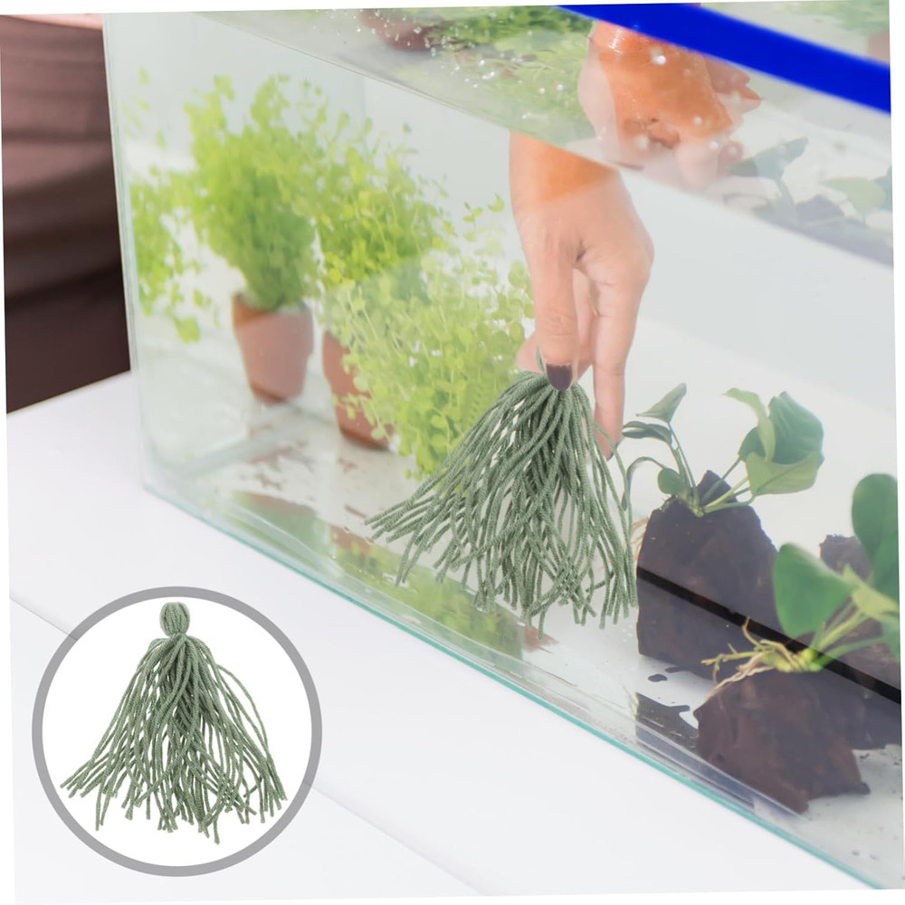 10Pcs Fish Breeding Spawning Mops Floating Egg Laying Mop for Aquarium Safe Habi