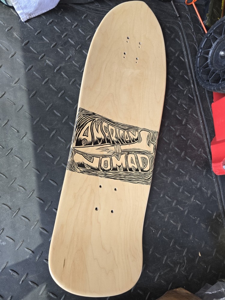 American Nomad Skull Skateboard Deck