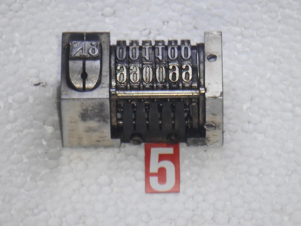 WETTER Letterpress Numbering machine | 5