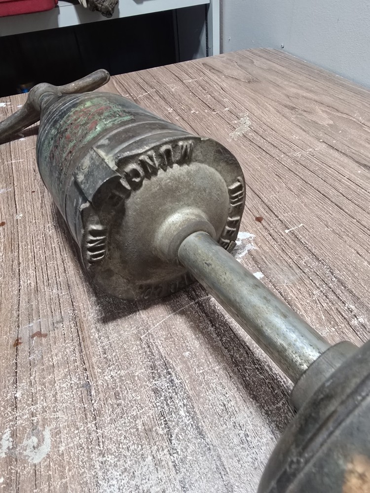 Antique non electric FEENY Pump Vacuum Cleaner Model C