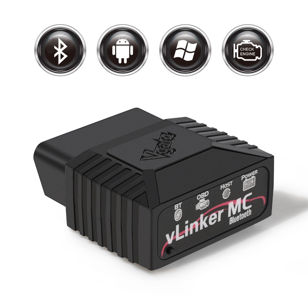 Vgate vLinker MC Bluetooth OBD2 Diagnostic Scanner Tool for Android & Windows