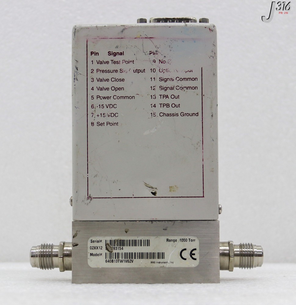 M2 MKS MFC, PRESSURE CONTROLLER, TYPE 640 640B13TW1V62V