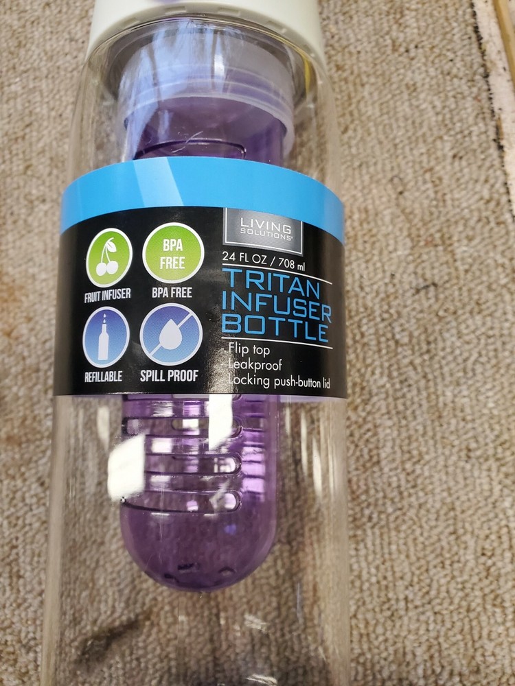 Living Solutions Triton Infusion Bottle Purple