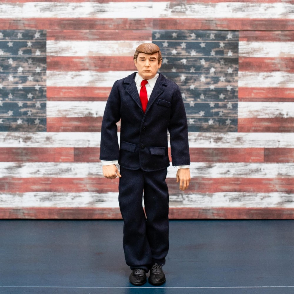 The Apprentice Talking Donald Trump Doll 12 Inch, Blue
