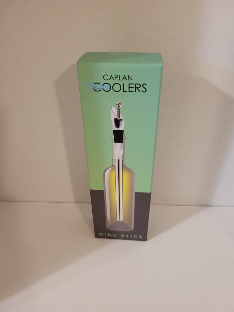 Caplan Coolers Wine Bottle Chiller Cooling Stick with Pourer Aerator and Bott...
