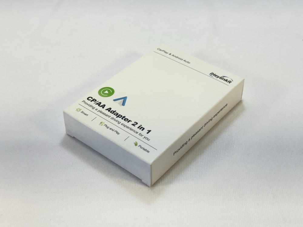 iHeylinkit 2025 Wireless CarPlay Adapter Wired to Wireless iOS/Android Auto Plug