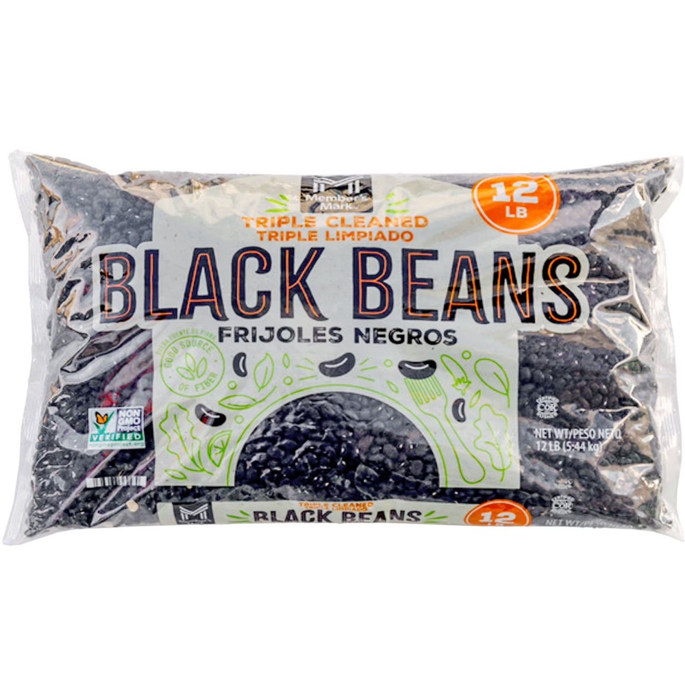Member's Mark Black Beans 12 Pounds