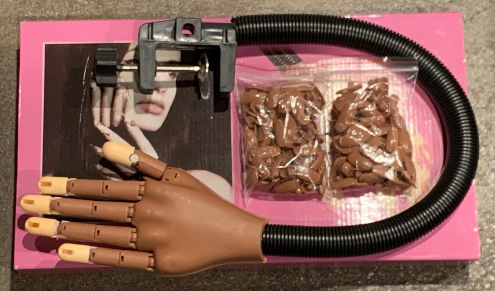 VGUC Nails Training Practice Hand for Acrylic Nails Manicure