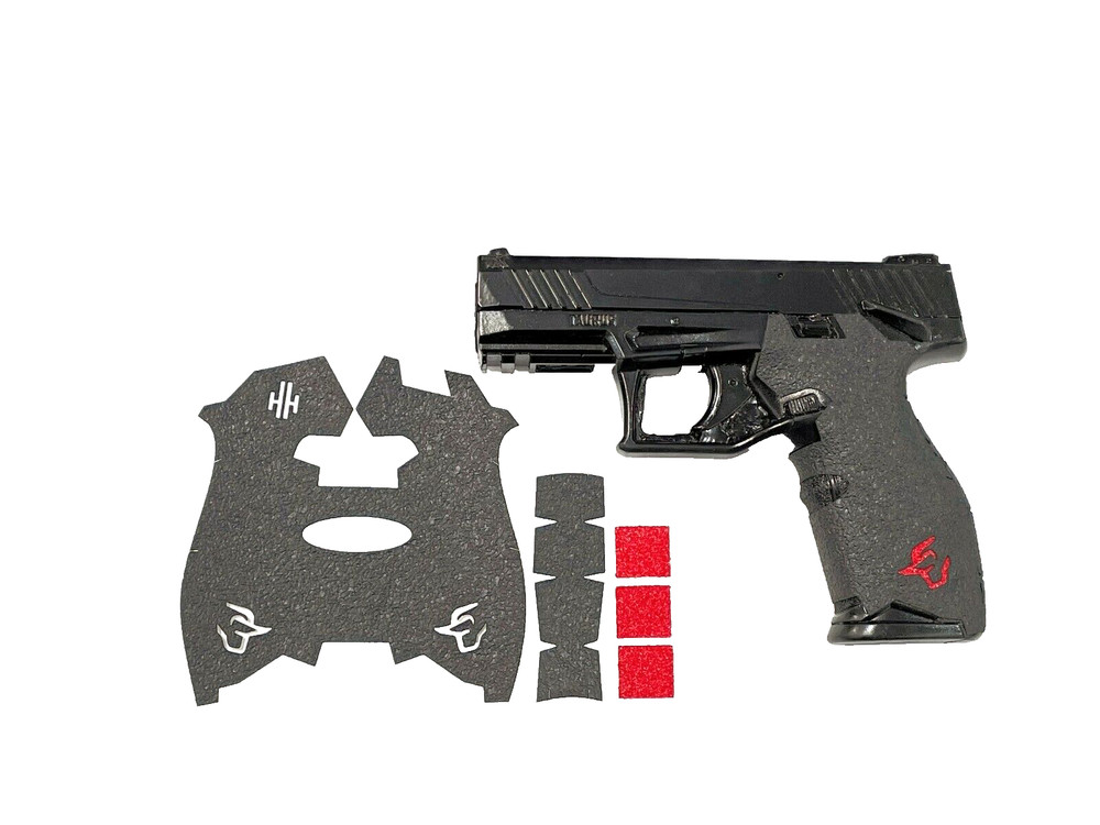 Handleitgrips Textured Rubber Gun Grip for Taurus TX22 Red Insert