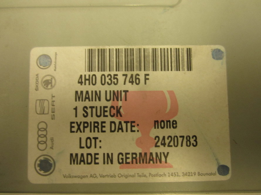 Audi DVD Player 4H0035746F
