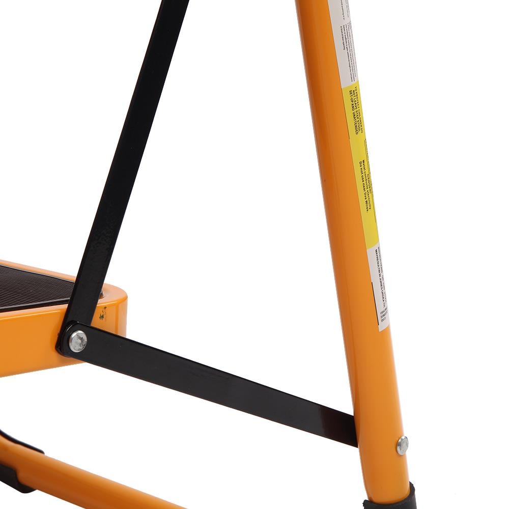 New Durable Non-slip 2 Step Ladder Folding Steel Step Stool 330 Lbs Max Load