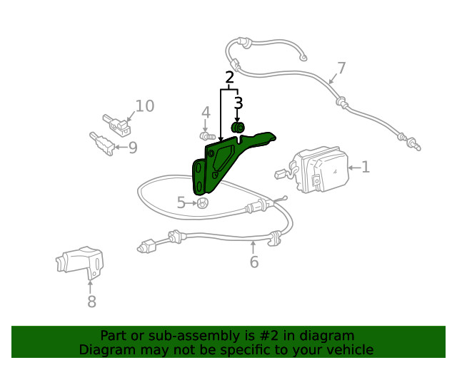 Genuine GM Module Bracket 25724826