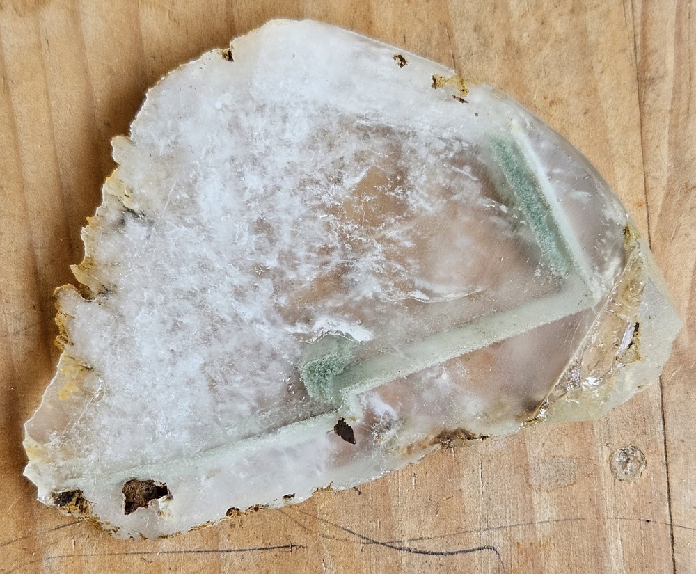 Quartz With Chlorite Lapidary Slab 42 Grams